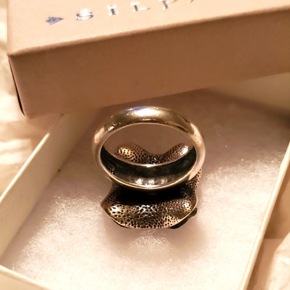 Silpada flower ring - Size 10 - Picture 3 of 4